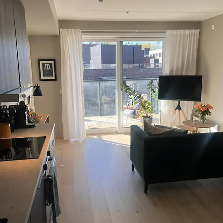Bright, Stylish With A Sunny Balcony Close To Nature Oslo